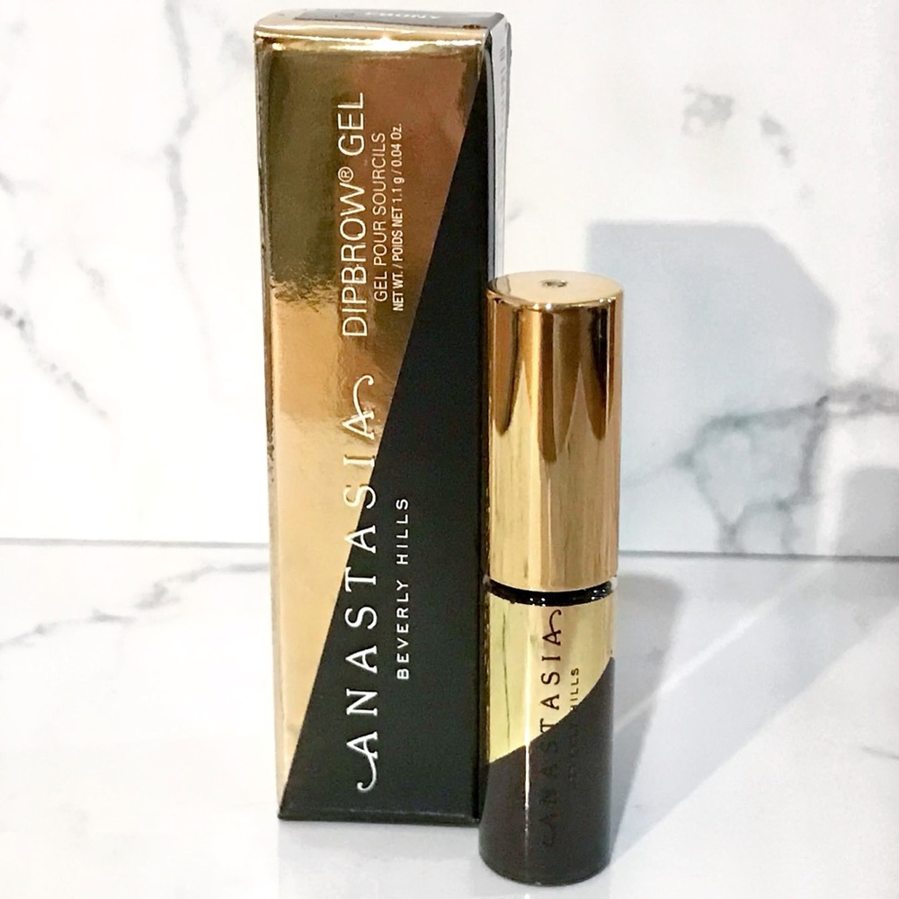 🔴 3/$15! Anastasia Beverly Hills EBONY Dipbrow Dip Brow Gel Mini 1.1g *BNIB